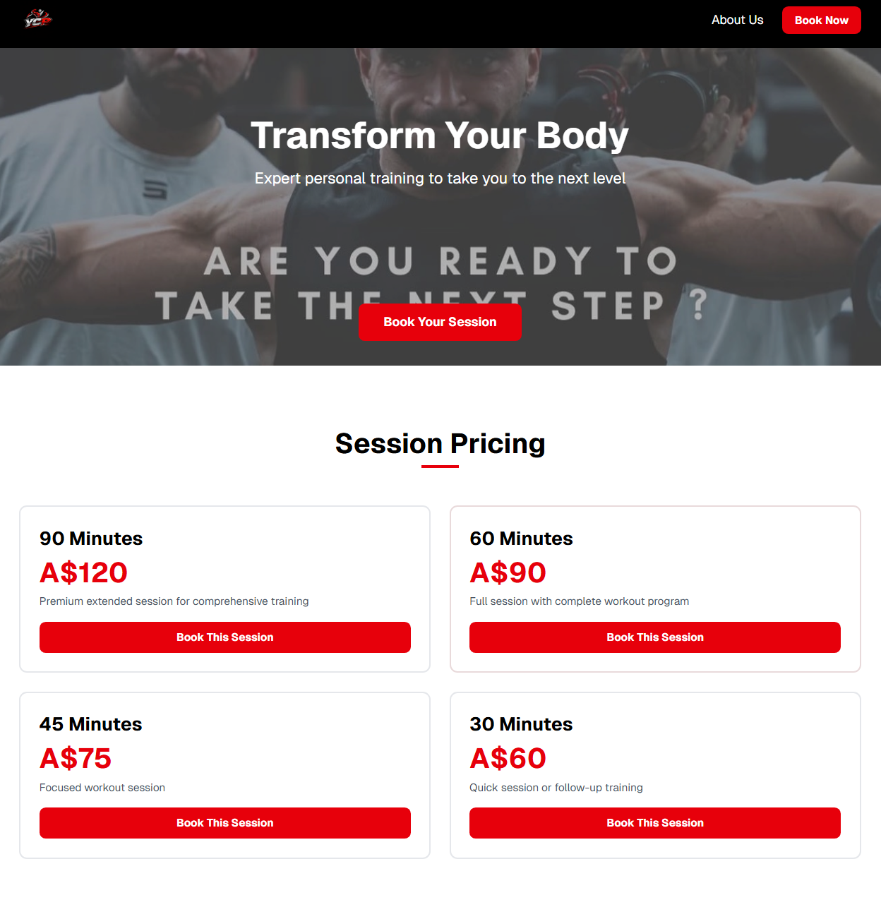 Your Coach Plus website screenshot